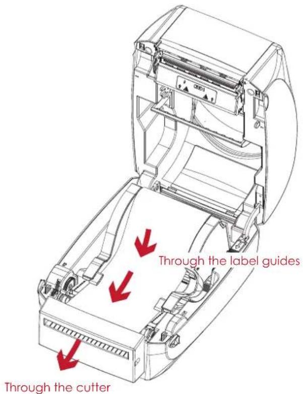 Godex RT860i - Installing the Label Roll Module on the Printer - 1