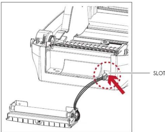 Godex RT860i - Installing the Label Dispenser - 1