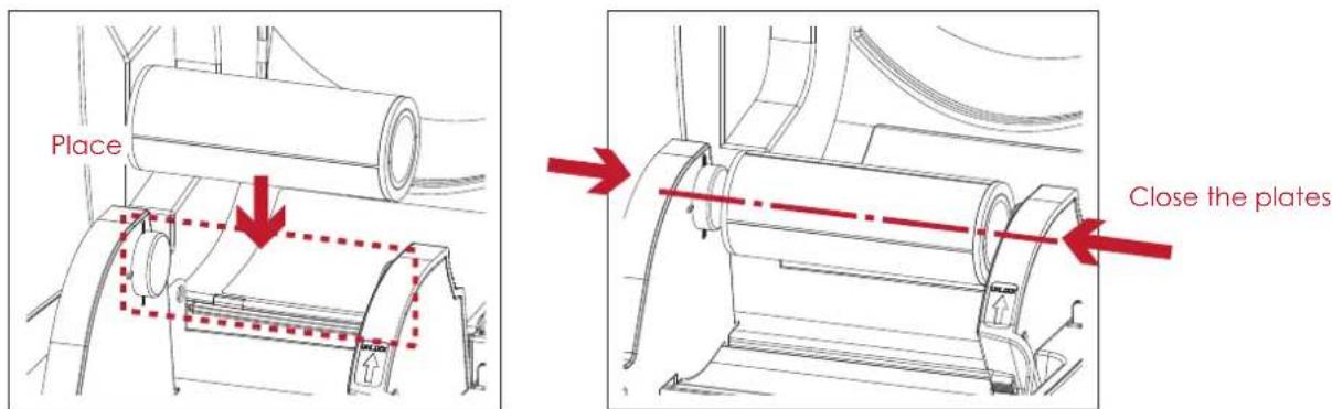 Godex RT860i - Loading the Label Roll Module - 3