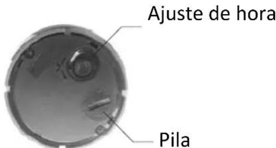 Ajuste de hora Pila