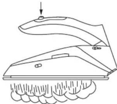 Clas Ohlson ES-2393 - Ironing using the steam shot - 1