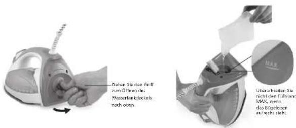 Lakeland Easy Fill 24442 - FÜLLEN DES WASSERTANKS - 1