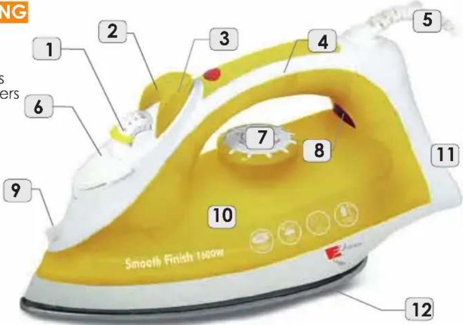 NG ers ers 1 2 3 4 5 6 7 8 9 10 11 Smooth Finish 100w 12