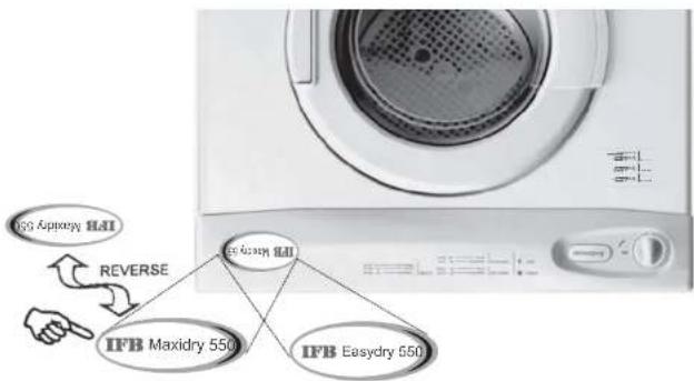 IFB Easydry 550 - Name Badge Reversal - 1