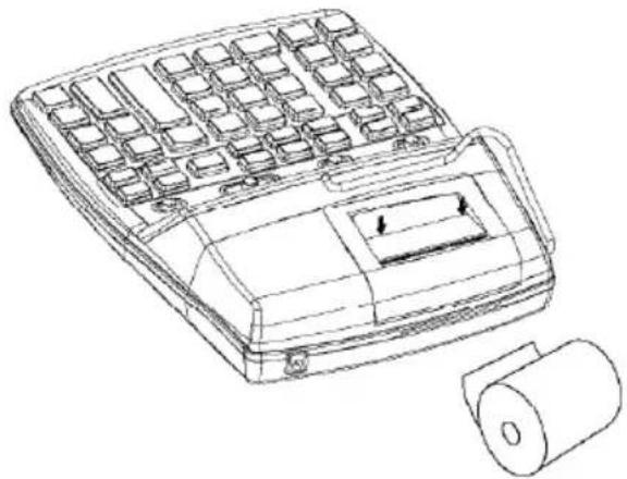 Soennecken CP3000 - Loading the Paper Roll - 2
