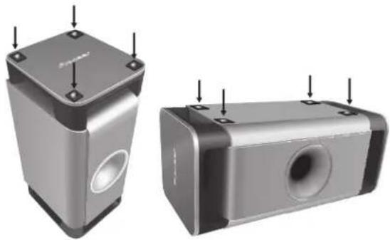PIONEER CX500 - Placing the subwoofer - 1