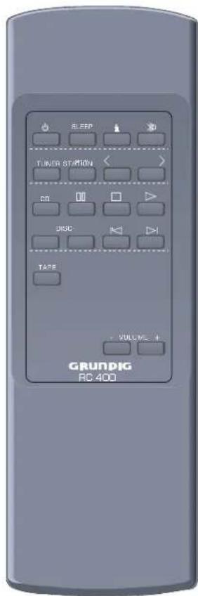 GRUNDIG HIF RCD400 - Fernbedienung - 1