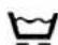 WHIRLPOOL AWG 3800 - The significance of the wash tub symbols: - 3