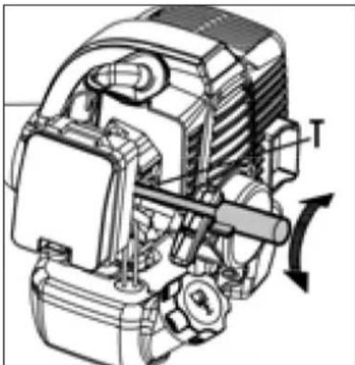 Meec Tools 721-344 - Justera tomgångshastigheten - 1