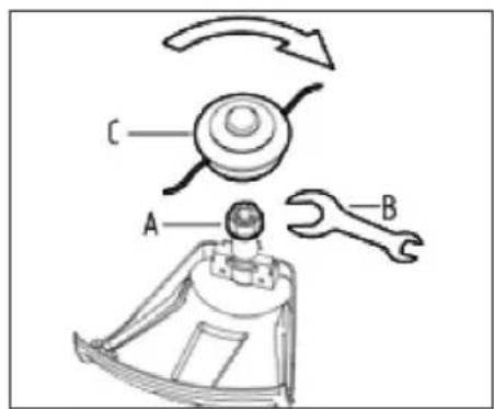 Meec Tools 721-344 - Montere trimmerhode - 1