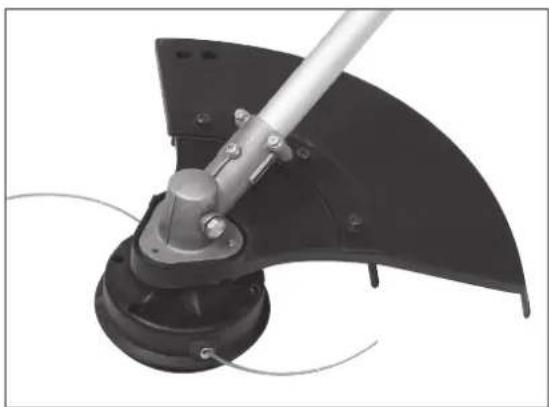 Cotech YT9071A - Attaching the brush cutter blade - 1