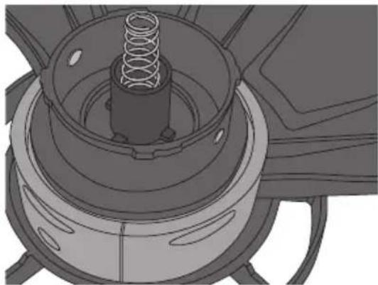 Cotech GT 102 B - Changing the trimmer line - 3