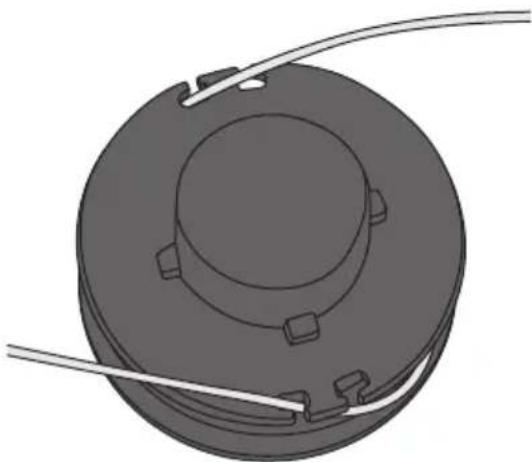 Cotech GT 18 - Auswechseln des Nylonfadens - 2