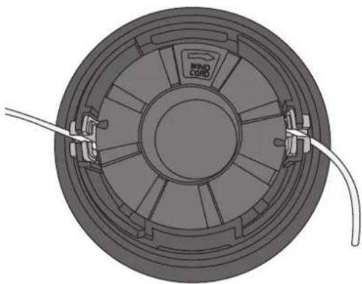 Cotech LBC 36 - Changing the trimmer line - 5