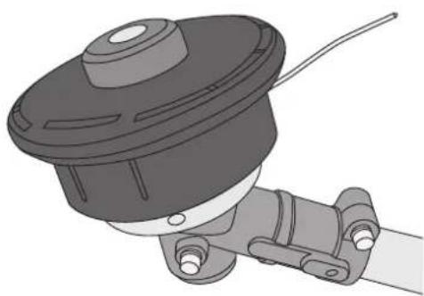 Cotech LBC 36 - Fitting the brush cutter blade - 4