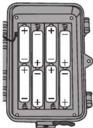 Clas Ohlson SG560K - Einsetzen von Batterien - 1