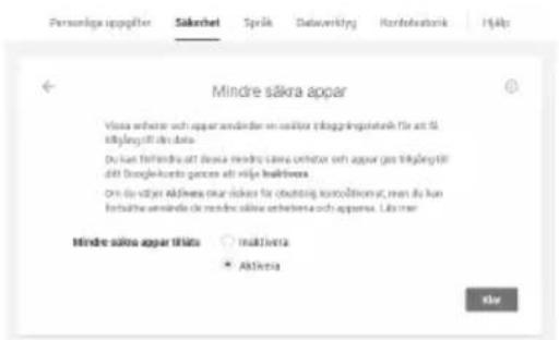 Minder säkra appar Võsta ochere och appar ochender en avillär tillggingstetelnik för att 5. tilljings till den data. Du kan tillindre att Iõsta mindre säkra ochere och appar (per tilljings till däll tilljings) ocher att vilja healthier. Oh di vidjer Aktivaar blir dicker för obtning kontrolltion, ut, men du kan forklähe ochere ocher och apparer. Läkter Mindre säkra appar tilås Aktivaa Klar