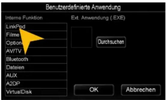 ESX VN630W - Menü-Belegung - 3