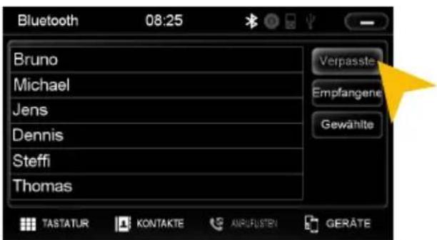 ESX VN630W - KONTAKTE UND ANRUFLISTEN - 5