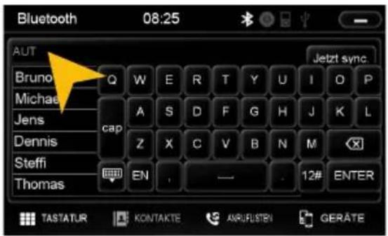 ESX VN630W - KONTAKTE UND ANRUFLISTEN - 3