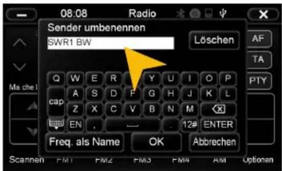ESX VN630W - Einstellungen und Senderspeicher - 2
