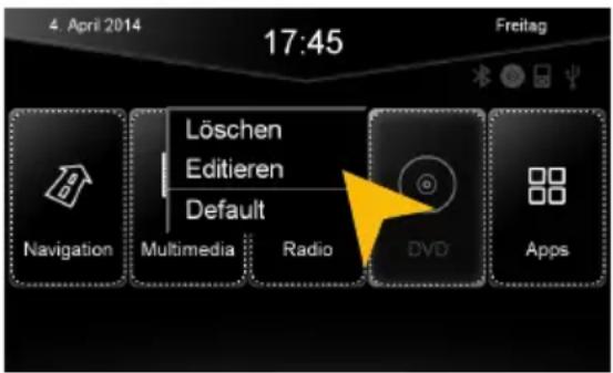ESX VN630W - Menü-Belegung - 2