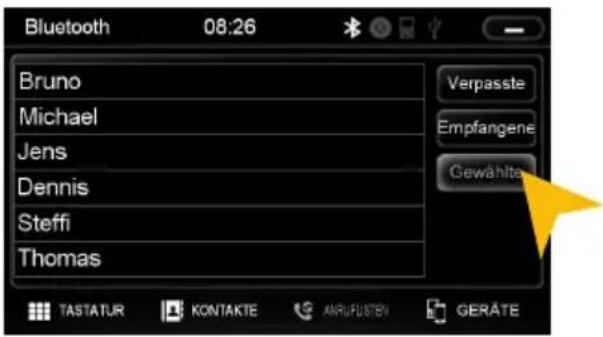 ESX VN630W - KONTAKTE UND ANRUFLISTEN - 7