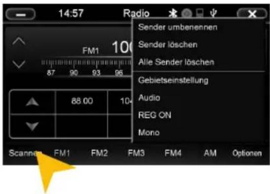 ESX VN630W - Einstellungen und Senderspeicher - 1
