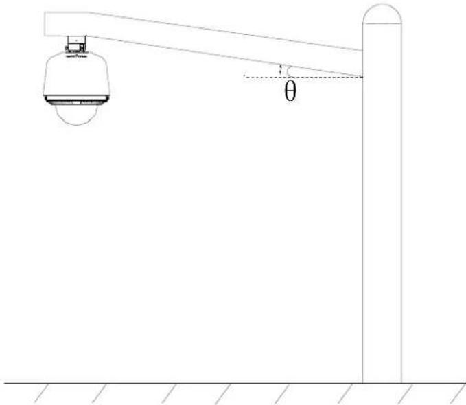 Hikvision DS-2DF5274-AE3 - L-shape Pole Mount - 1