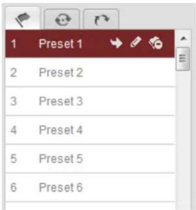 Hikvision DS-2DF5274-AE3 - - Calling a Preset: - 1