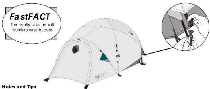 Kelty Typhoon 2 - Pitching the Rainfly - 1