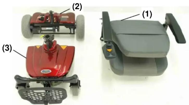 Shoprider W12 - DISASSEMBLY PROCEDURES (Fig. 7) - 1