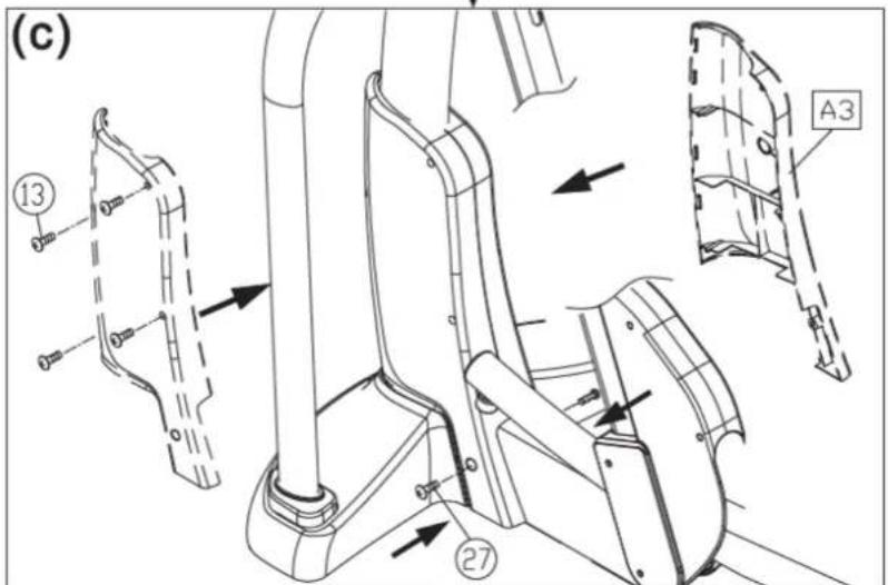 SportsArt E872 - STEP 5 Install Stoppers and Covers - 3