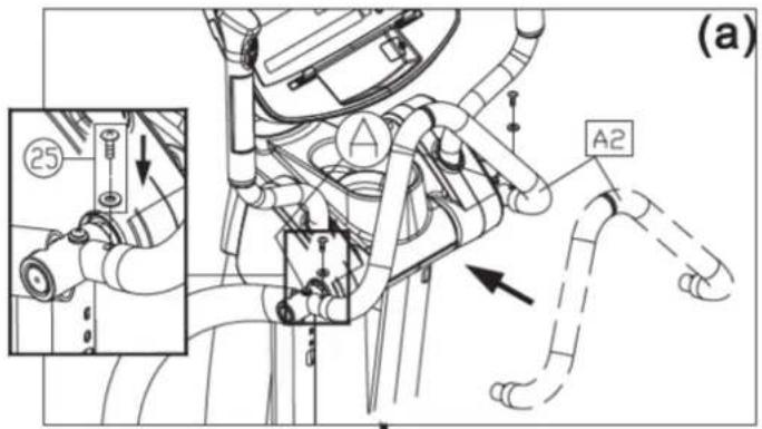 SportsArt E872 - STEP 4 Install the Stationary Handlebar - 1