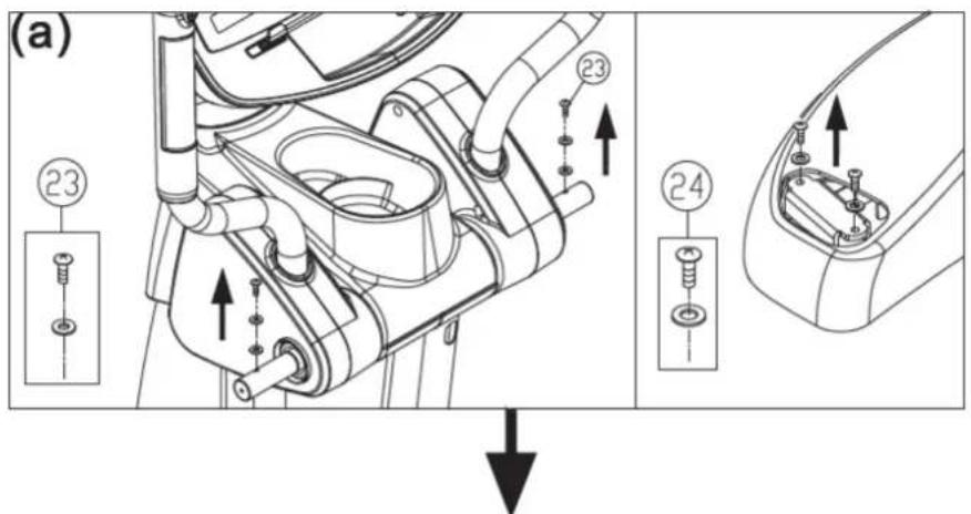 SportsArt E872 - STEP 3 Install the Support Tubes - 1