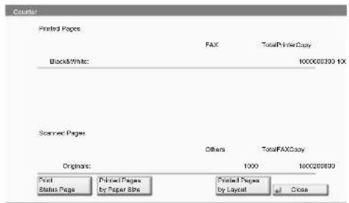 Utax 3555i - Checking the Counter - 3