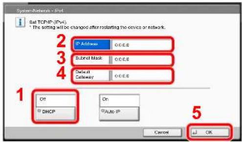 Utax 3555i - Configure the settings. - 3