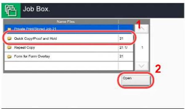 Utax 3555i - Display the screen. - 2