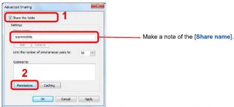 Utax 3555i - Configure permission settings. - 1