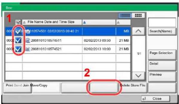 Utax 3555i - Move or copy documents. - 1