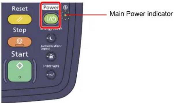 Utax 3555i - Power On - 1