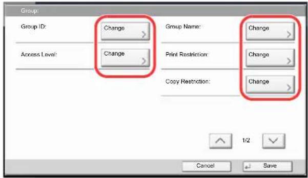 Utax 3555i - Configure the settings. - 1