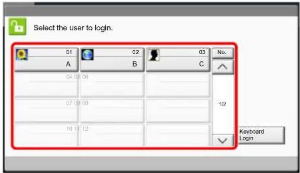 Utax 3555i - Simple Login - 1