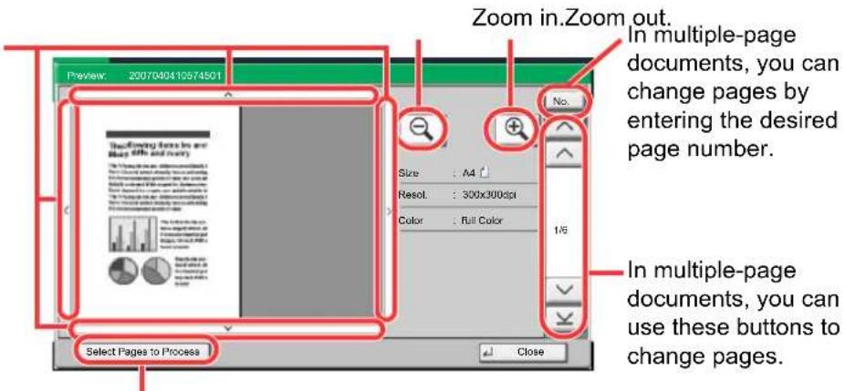 Utax 3555i - Previewing Documents/Checking Document Details - 1