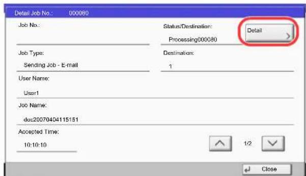 Utax 3555i - Check the information. - 3