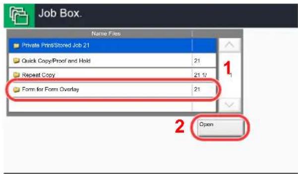 Utax 3555i - Display the screen. - 2