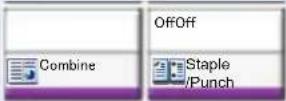 Utax 3555i - Display of keys that cannot be set - 1