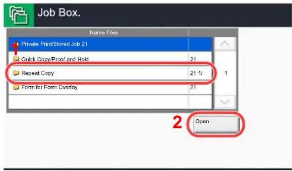 Utax 3555i - Display the screen. - 2