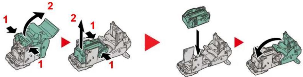 Utax 3555i - Refilling Staple Cartridge Holders B/C (Option) - 3