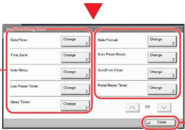 Utax 3555i - Select a function. - 2